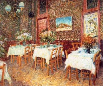 Vincent Van Gogh Werke - Innenraum eines Restaurants 2 Vincent van Gogh